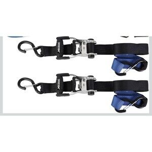 XSTRAP STANDARD 2Pk Heavy Duty Motorcycle Ratchet Tie Down Straps
